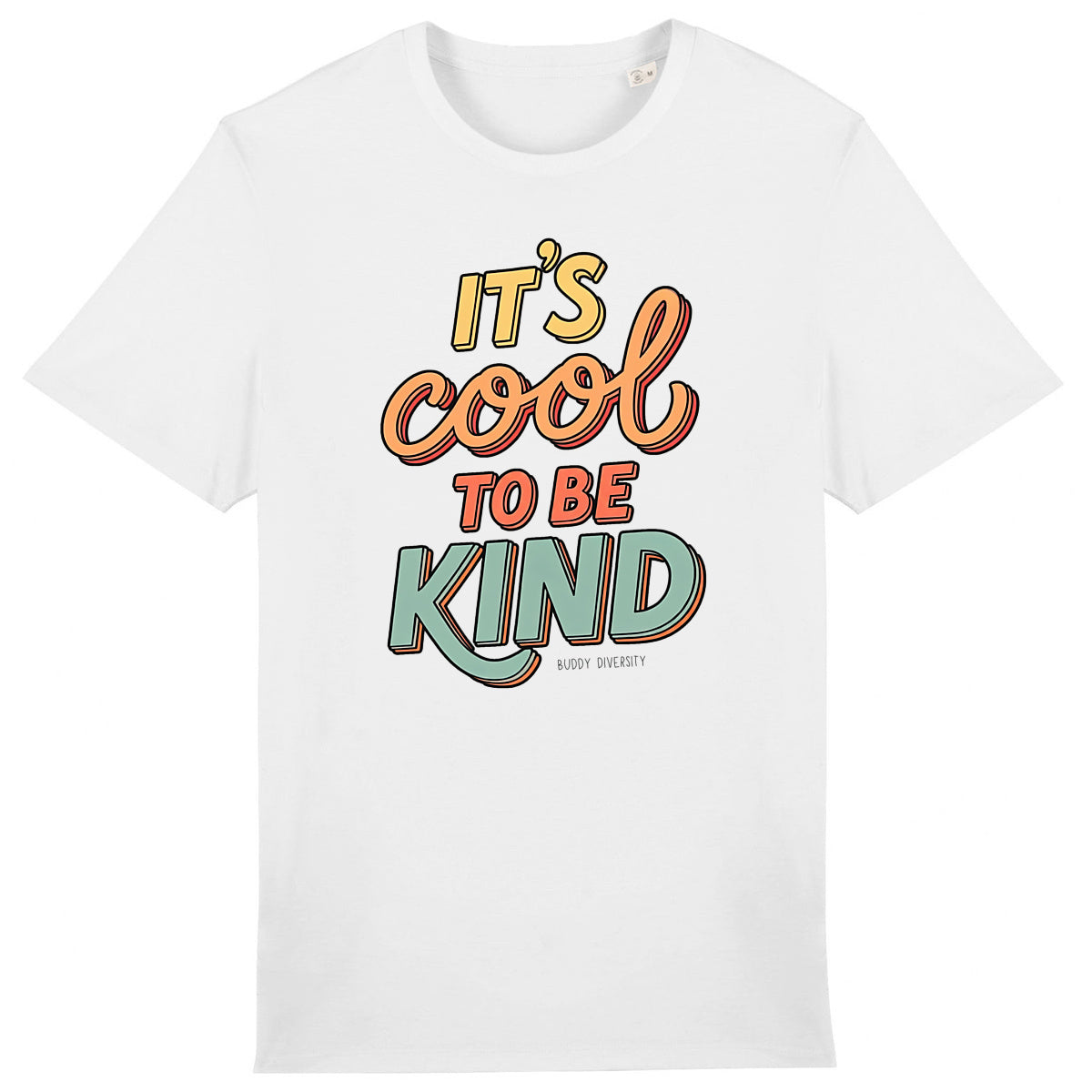 It's cool to be kind | Organic Adult T-shirt - front_0