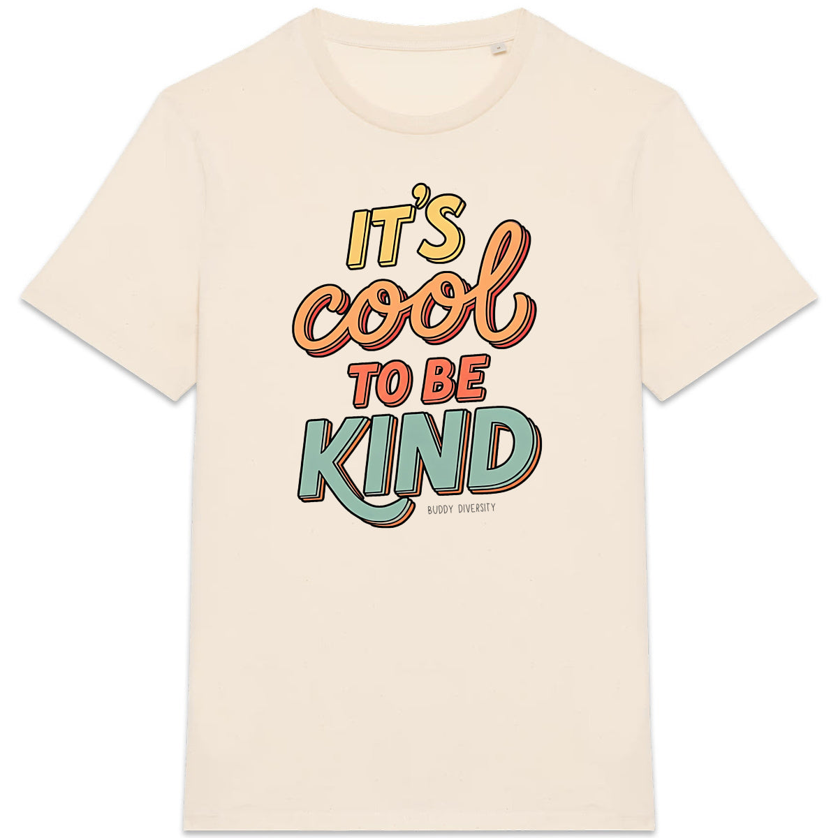 It's cool to be kind | Organic Adult T-shirt - front_1