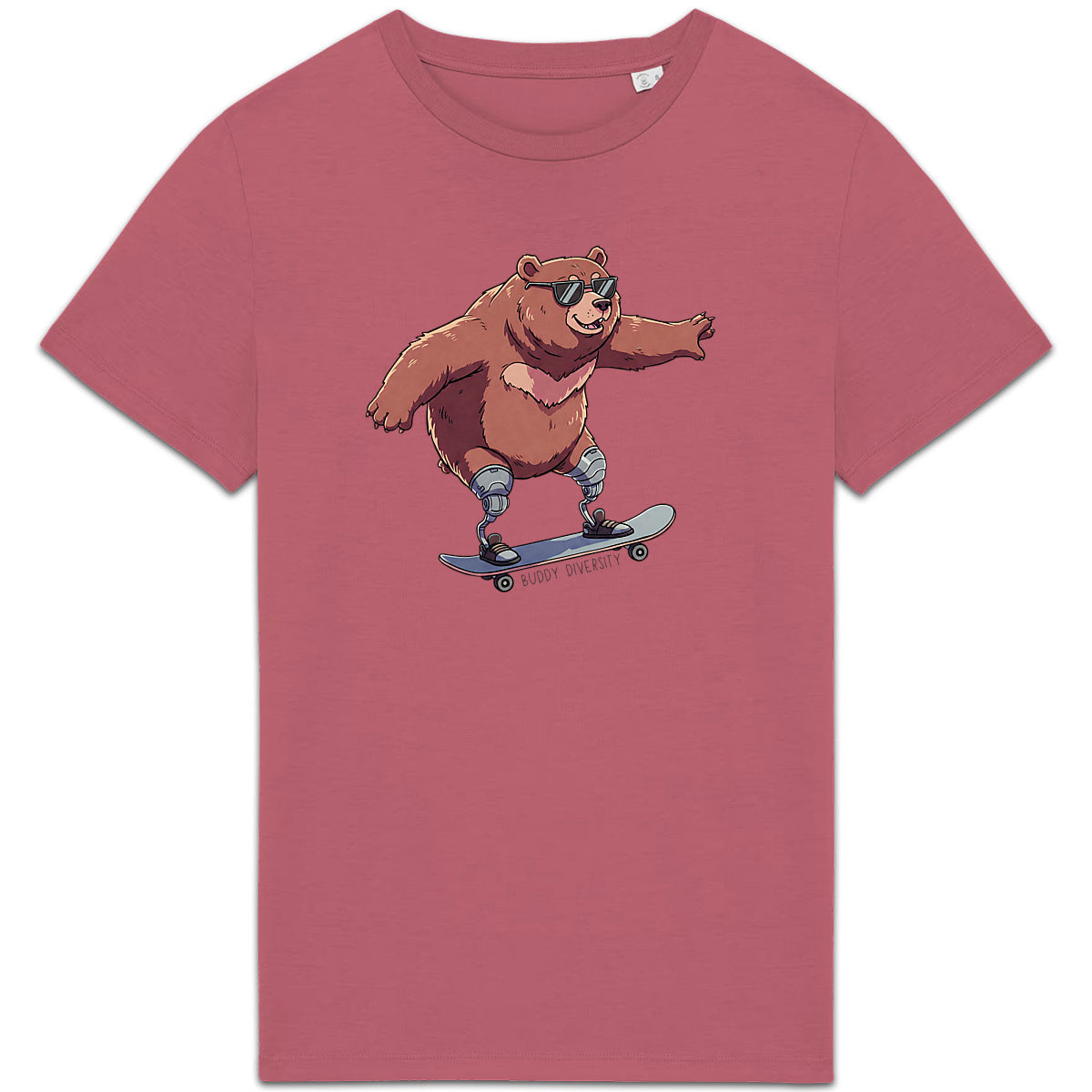Life is good | Enjoy the ride | Organic Adult T-shirt - front_2