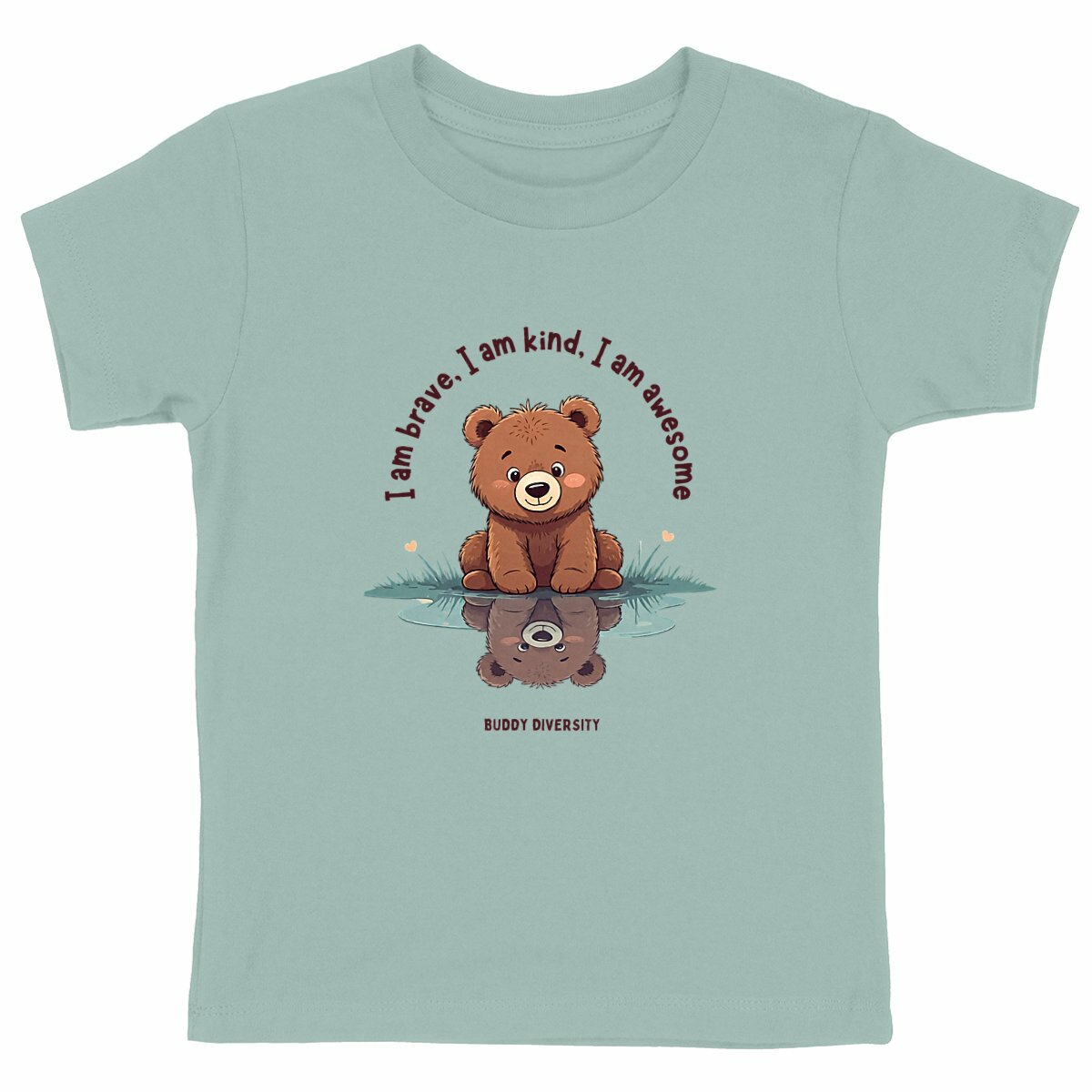 I am brave, I am kind, I am awesome | Organic Kids T-shirt