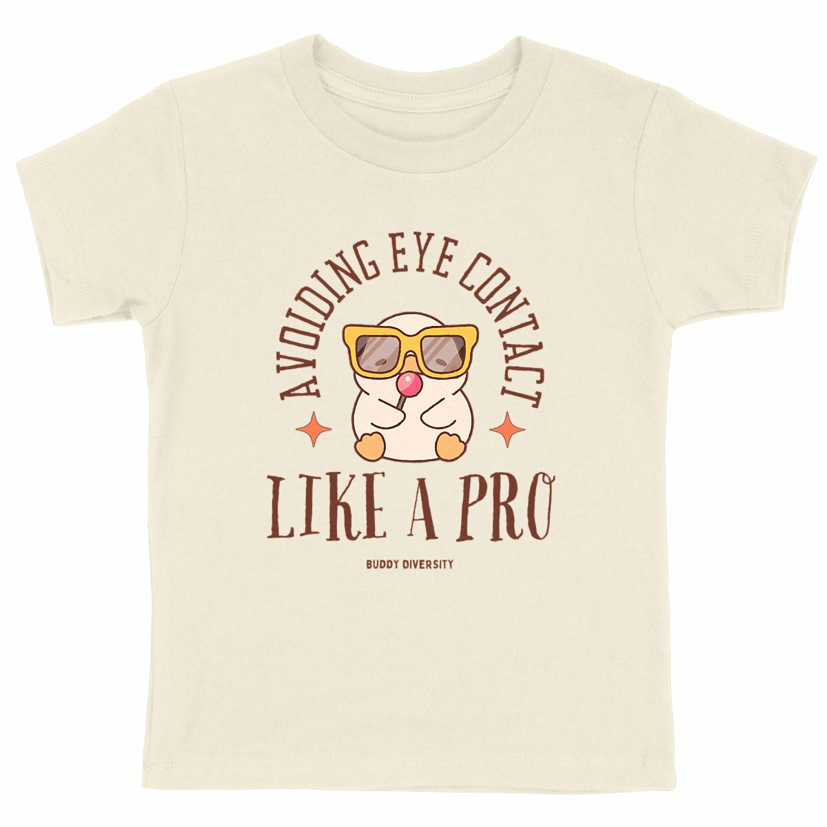 Avoiding Eye Contact Like a Pro | Organic Kid T-shirt