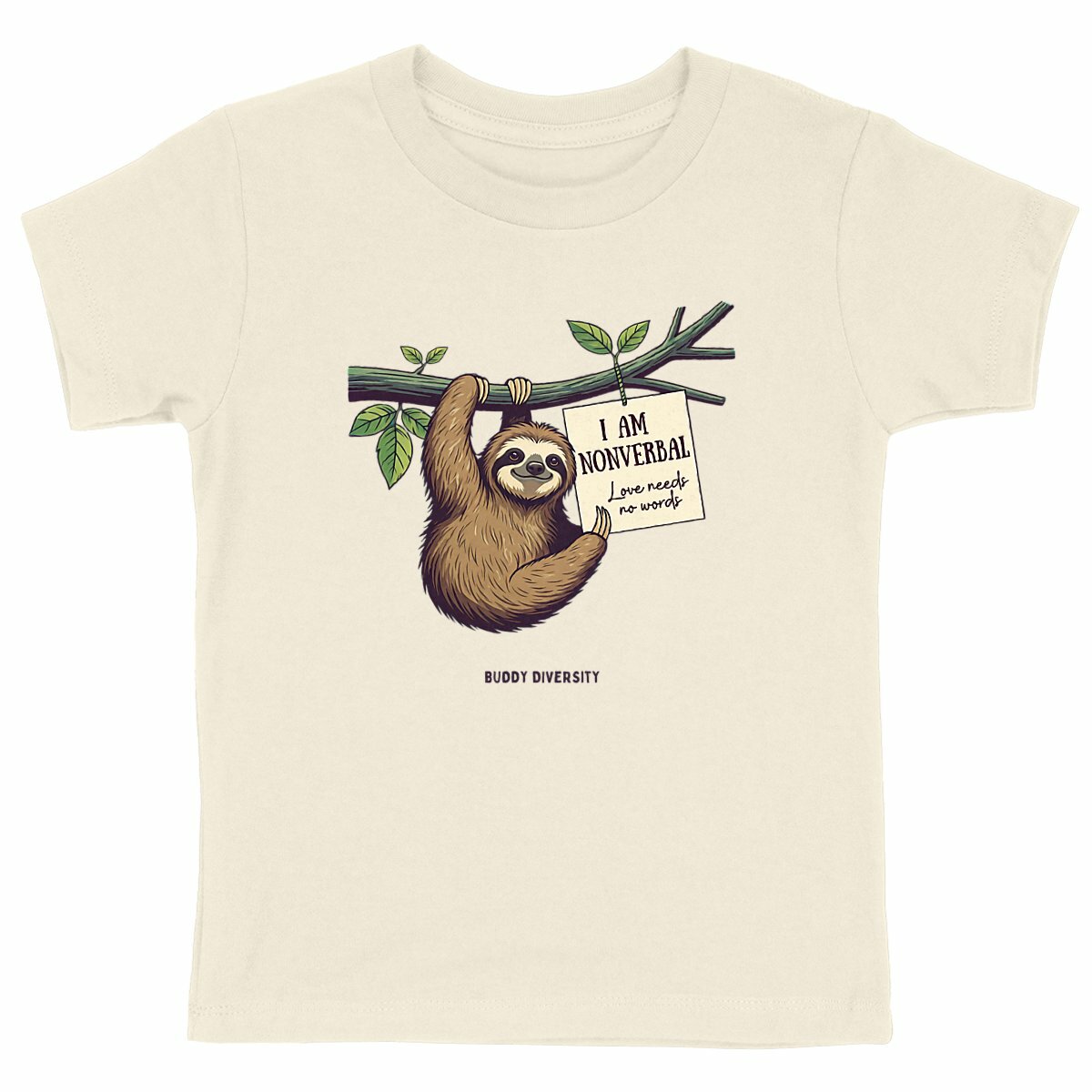 I am nonverbal | Love needs no words | Organic Kids T-shirt