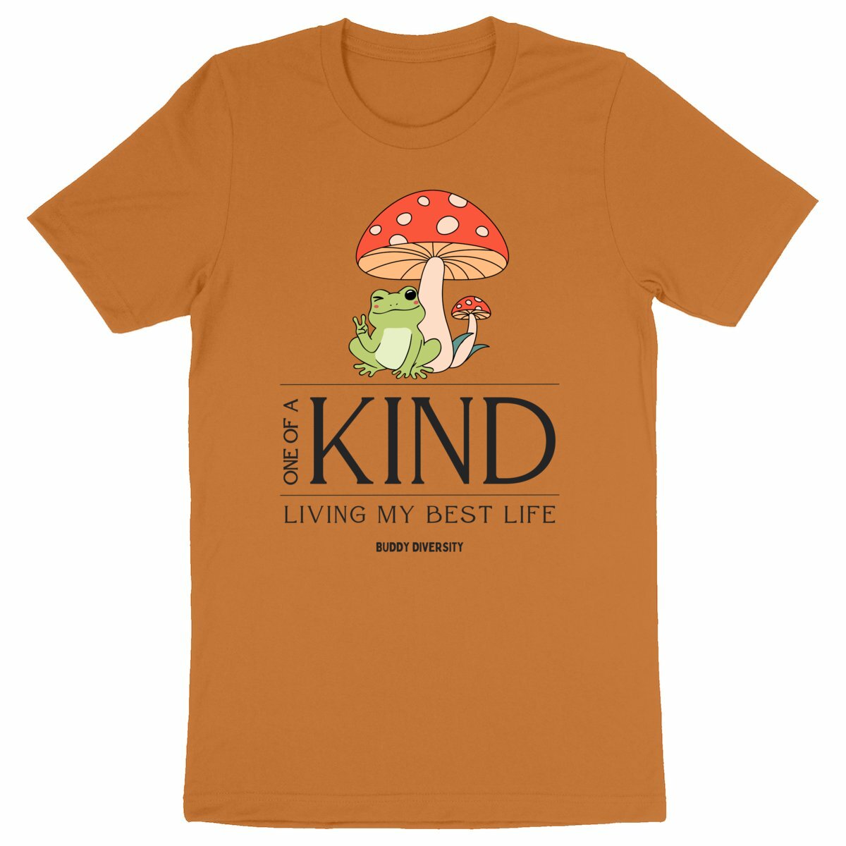 Inclusive Vibes Only | Dino with a prosthetic leg | Organic Adult Unisex T-Shirt