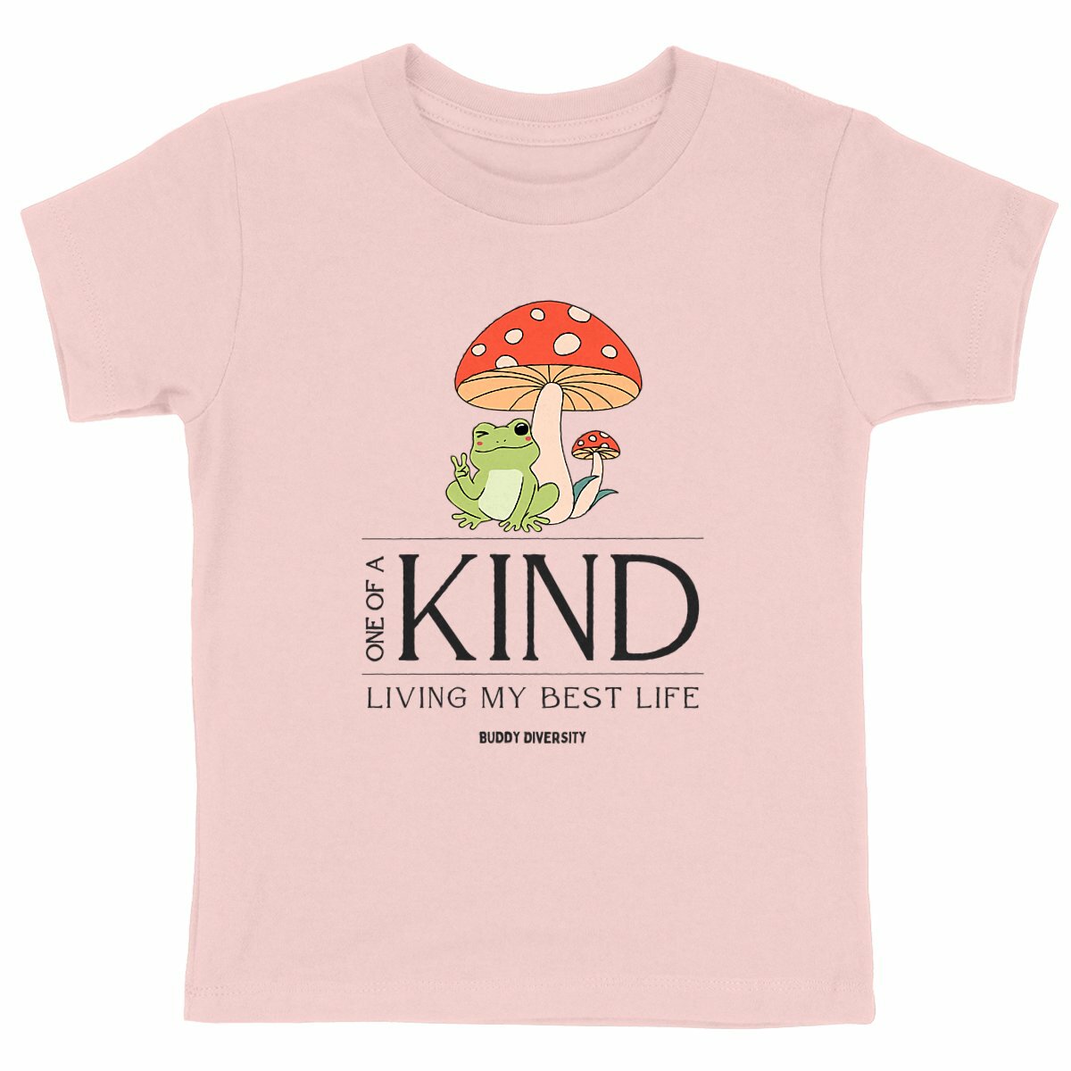 Inclusive Vibes Only | Dino with a prosthetic leg | Organic Kids T-Shirt