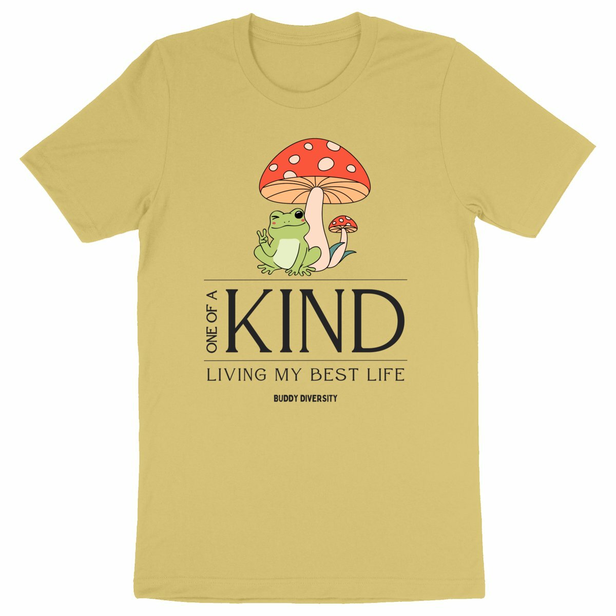 Inclusive Vibes Only | Dino with a prosthetic leg | Organic Adult Unisex T-Shirt