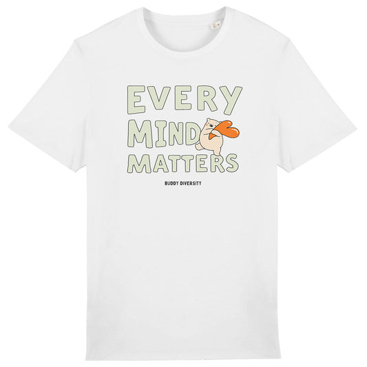Every Mind Matters | Bear Hugging a Heart | Unisex Adult T-Shirt