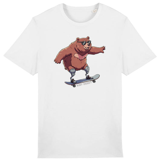 Life is good | Enjoy the ride | Organic Adult T-shirt - front_0
