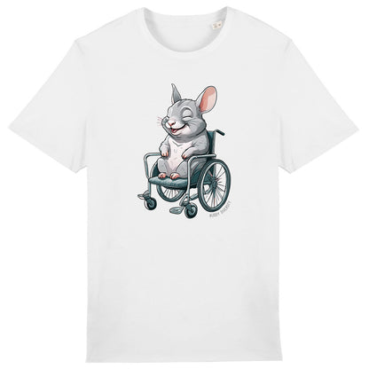 ChinChillin' | Chinchilla in a wheelchair | Organic Unisex AdultT-Shirt - front_0