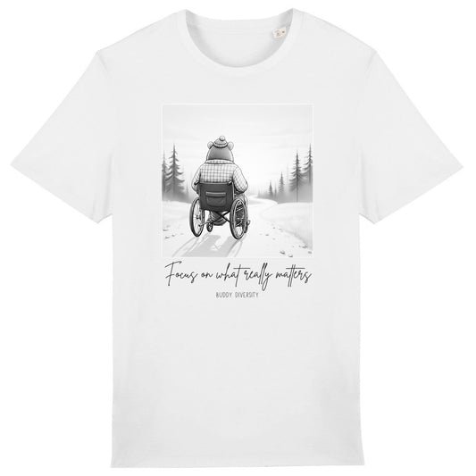 Focus on what really matters Organic Unisex T-shirt - front_0