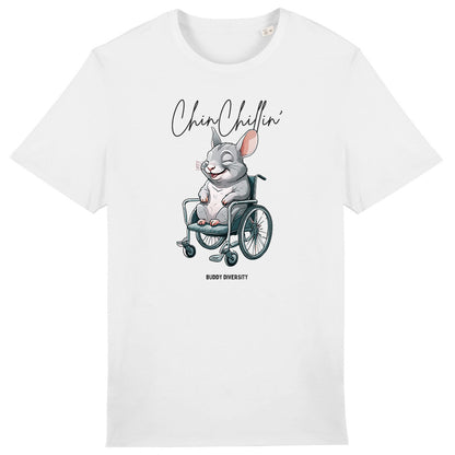 ChinChillin' | Chinchilla in a wheelchair | Organic Unisex AdultT-Shirt