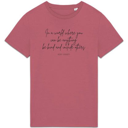 In a world where you can be anything, be kind and include others | Unisex Adult Sweatshirt - front_2