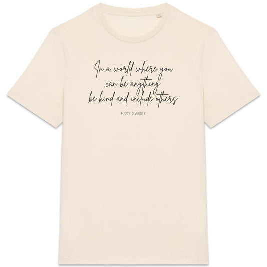 In a world where you can be anything, be kind and include others | Unisex Adult Sweatshirt - front_3