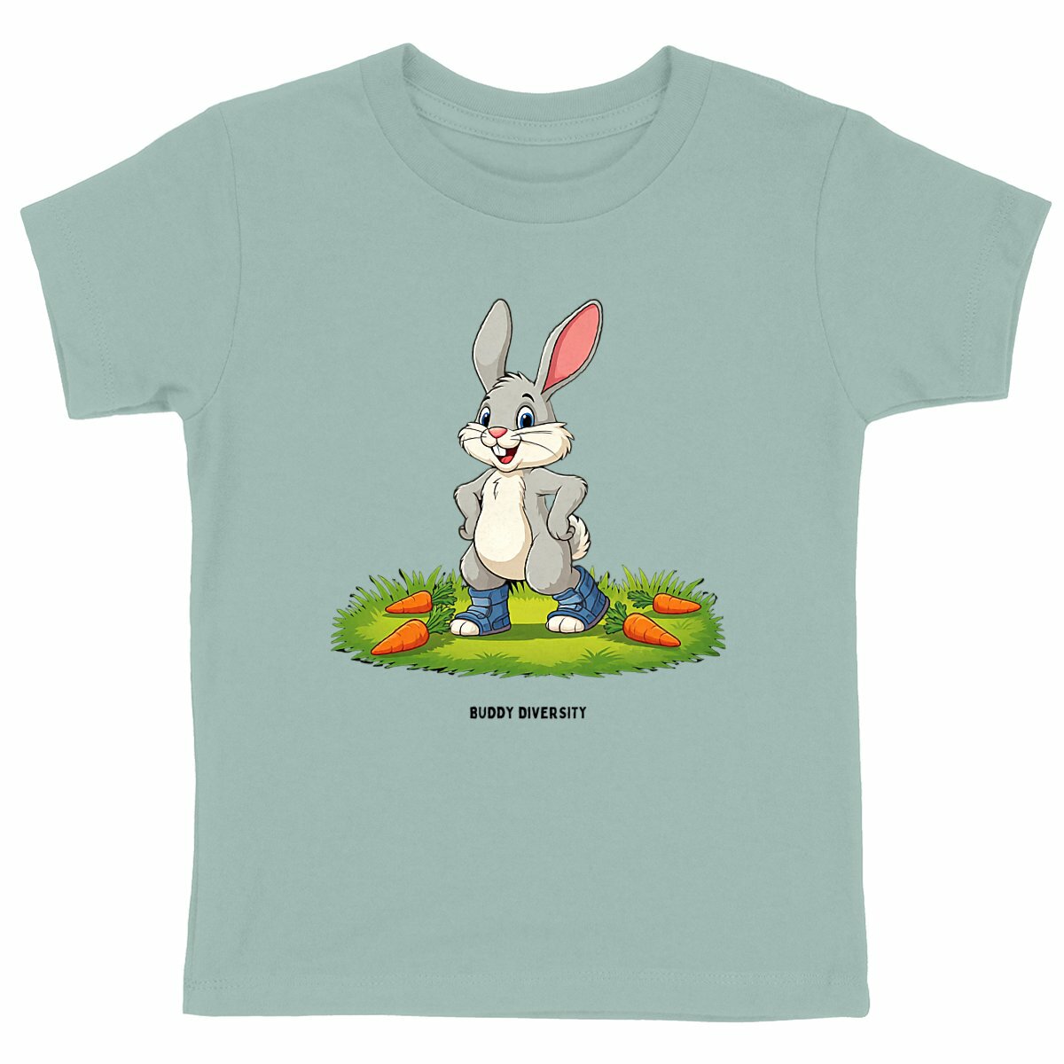 Bunny with bilateral AFOs | Organic Cotton Kids T-shirt