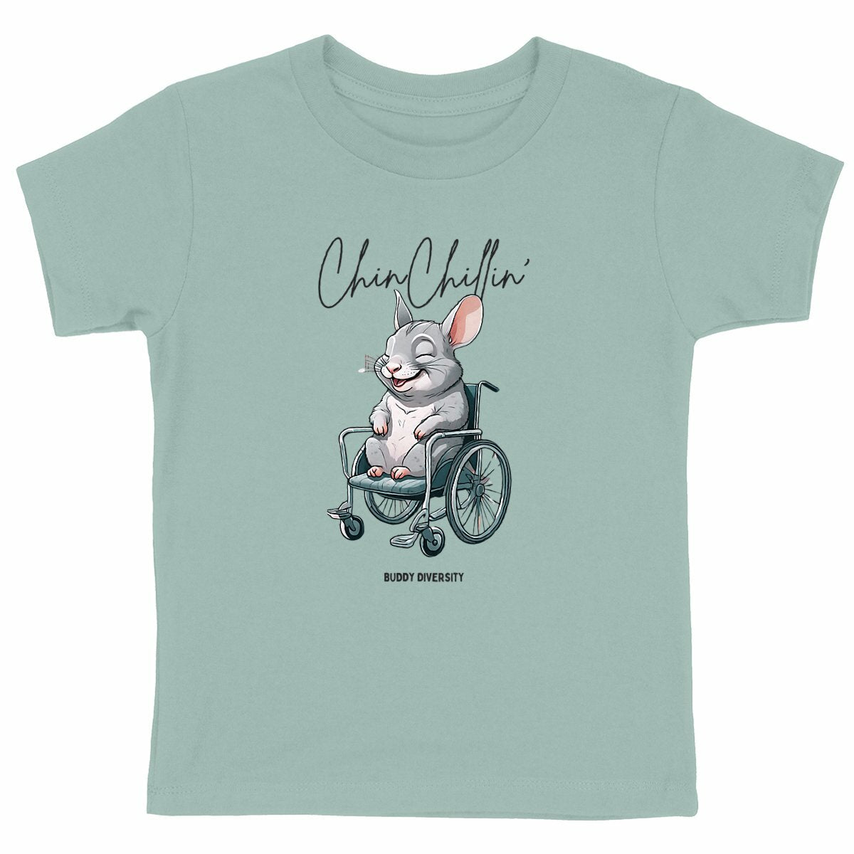 ChinChillin' | Chinchilla in a wheelchair | Organic Kids T-Shirt