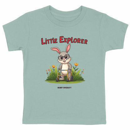 Super Zebra | Zebra in a wheelchair | Organic Kids T-Shirt 