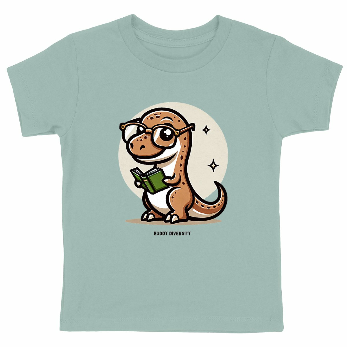 Dino with glasses | Organic Kids T-shirt
