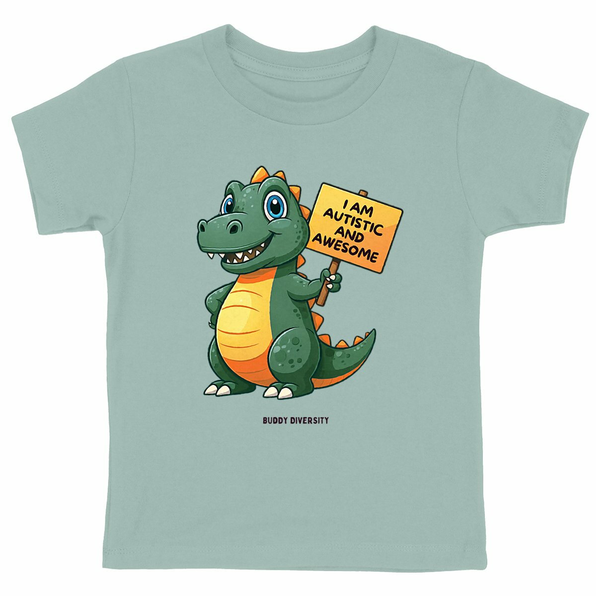 Autistic & Awesome | Inclusive Vibes only | Organic Cotton Kids T-shirt
