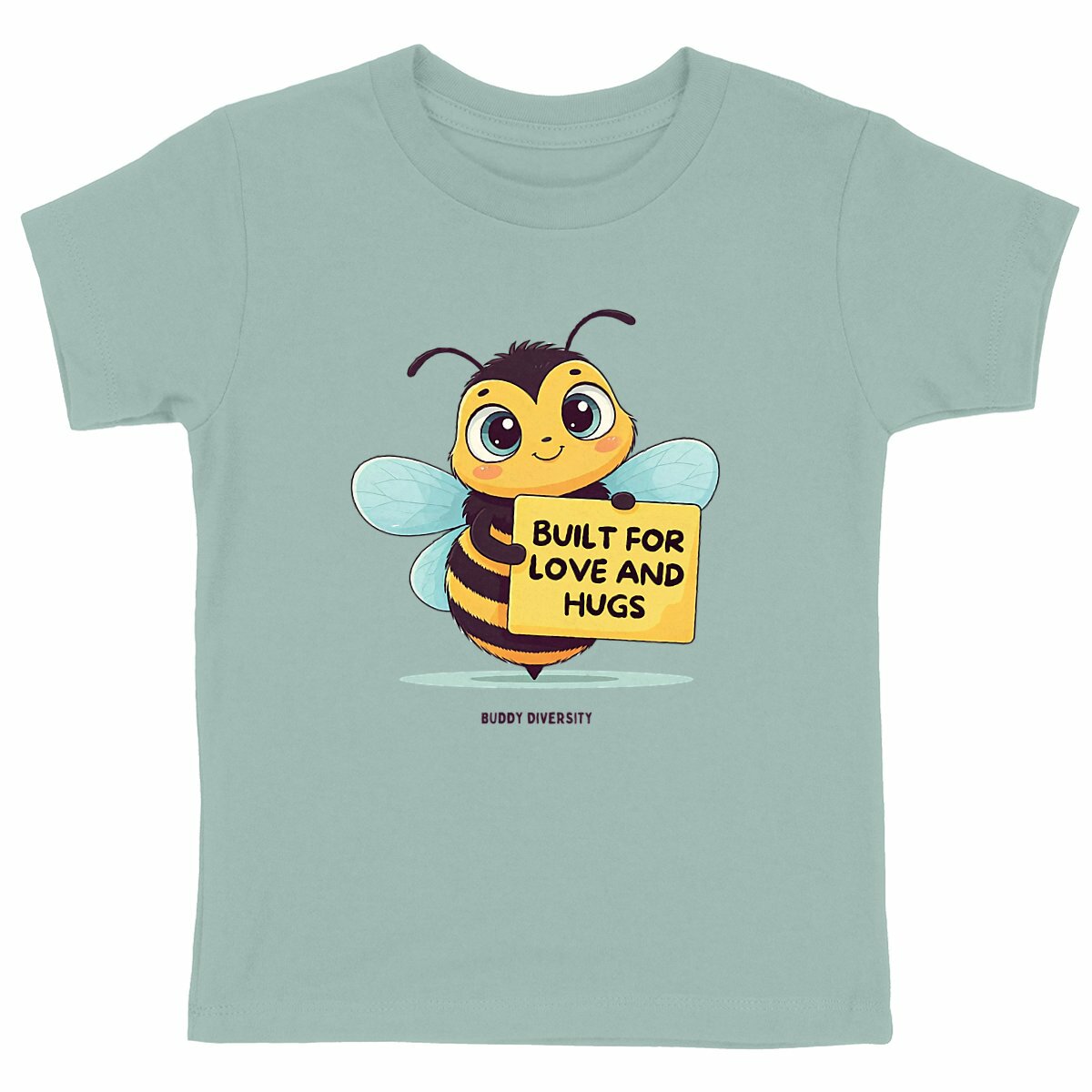 Built for love and hugs | Organic Kids T-shirt