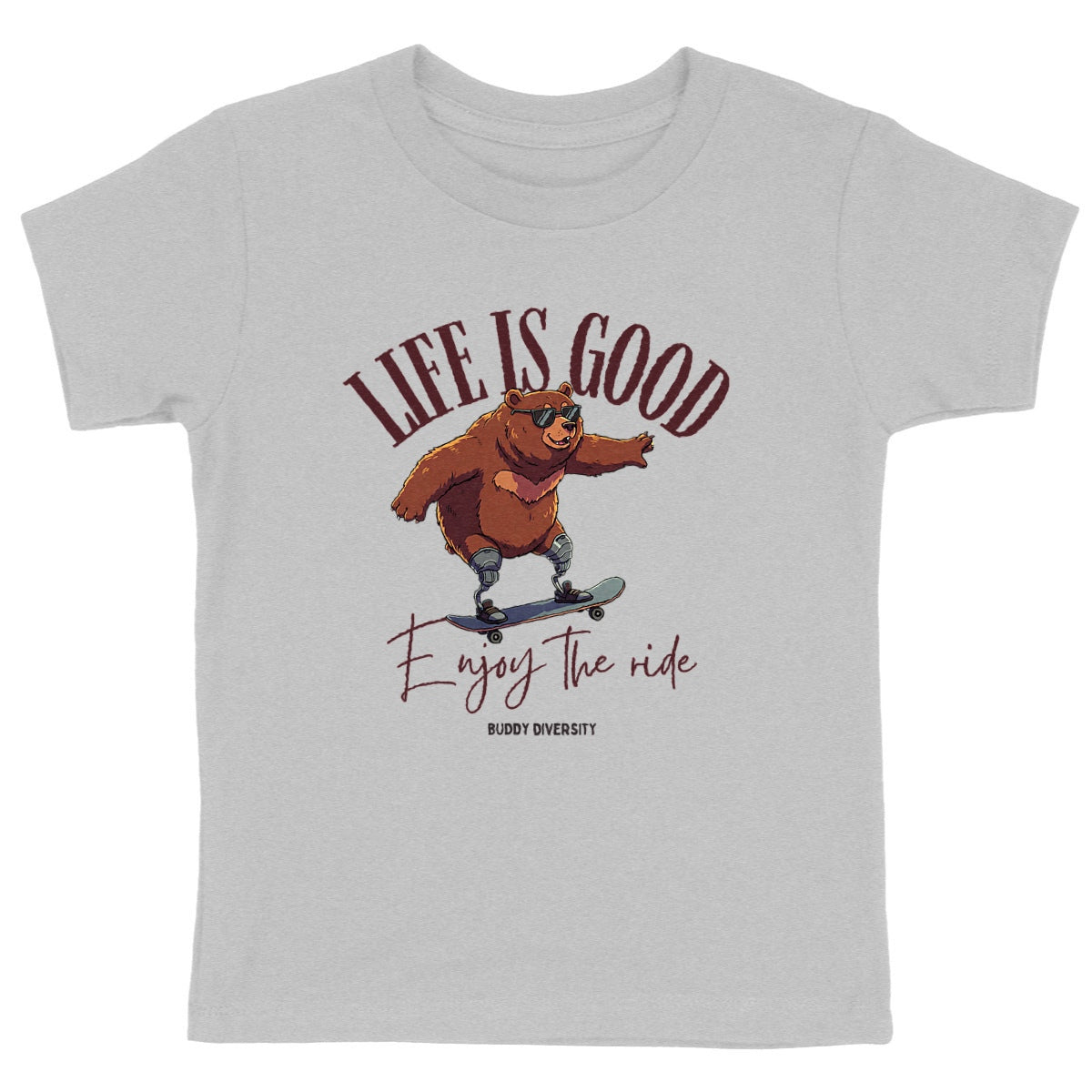 Life is good | Enjoy the ride | Organic Kids T-shirt