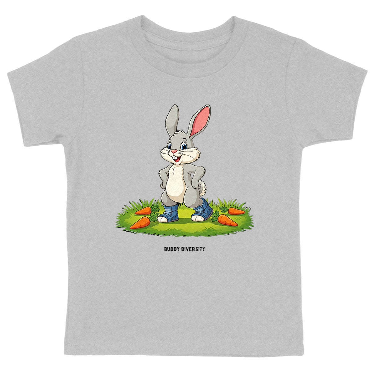Bunny with bilateral AFOs | Organic Cotton Kids T-shirt
