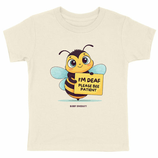 I'm deaf | Please bee patient | Organic Kids Shirt