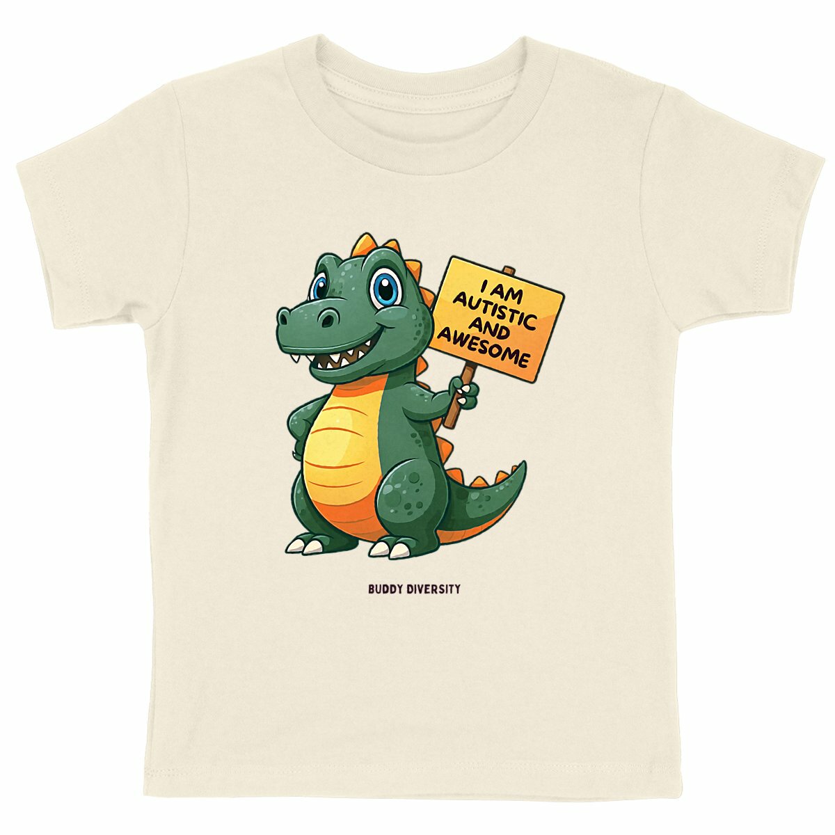 Autistic & Awesome | Inclusive Vibes only | Organic Cotton Kids T-shirt