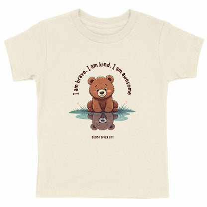 I am brave, I am kind, I am awesome | Organic Kids T-shirt