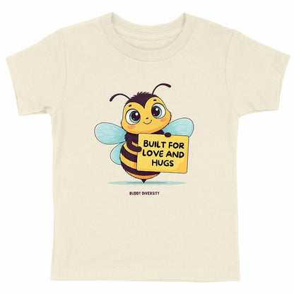Built for love and hugs | Organic Kids T-shirt