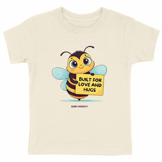 Built for love and hugs | Organic Kids T-shirt