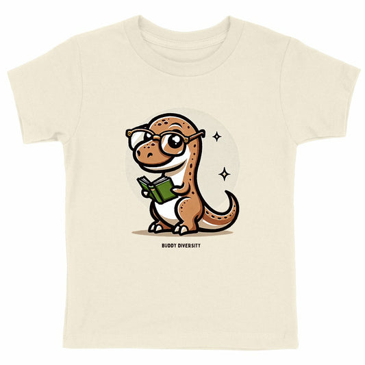 Dino with glasses | Organic Kids T-shirt