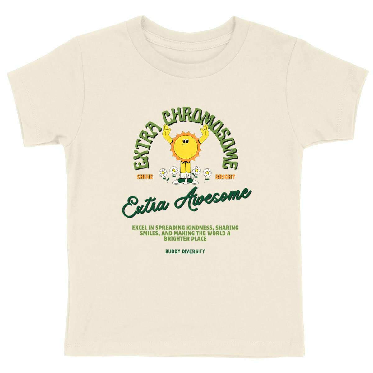 Extra Chromosome, Extra Awesome | Organic Cotton Kids T-shirt