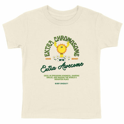Extra Chromosome, Extra Awesome | Organic Cotton Kids T-shirt