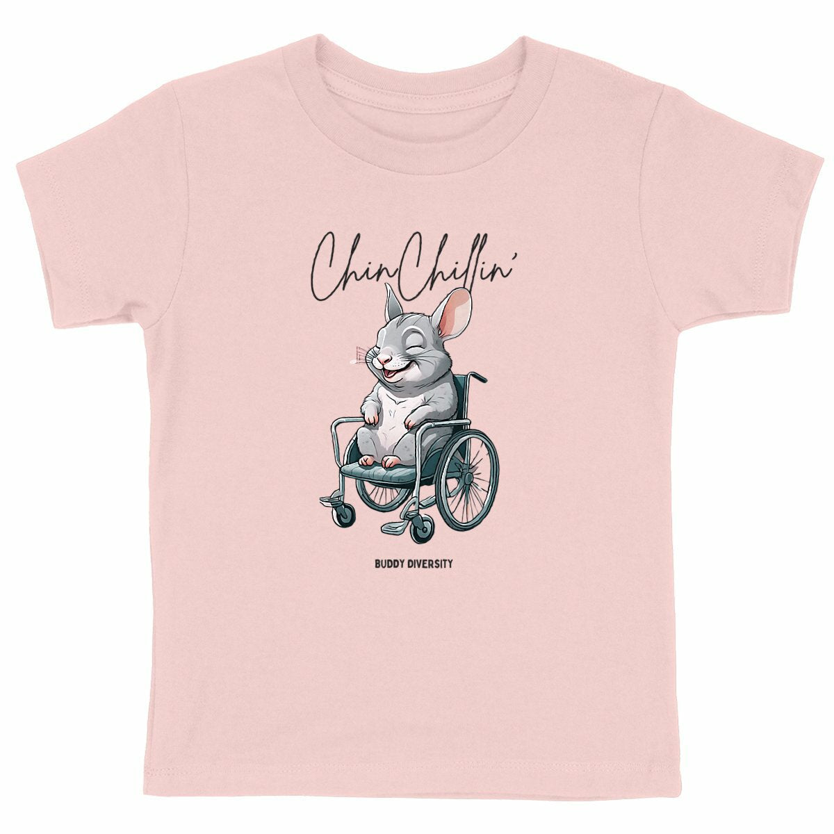 ChinChillin' | Chinchilla in a wheelchair | Organic Kids T-Shirt