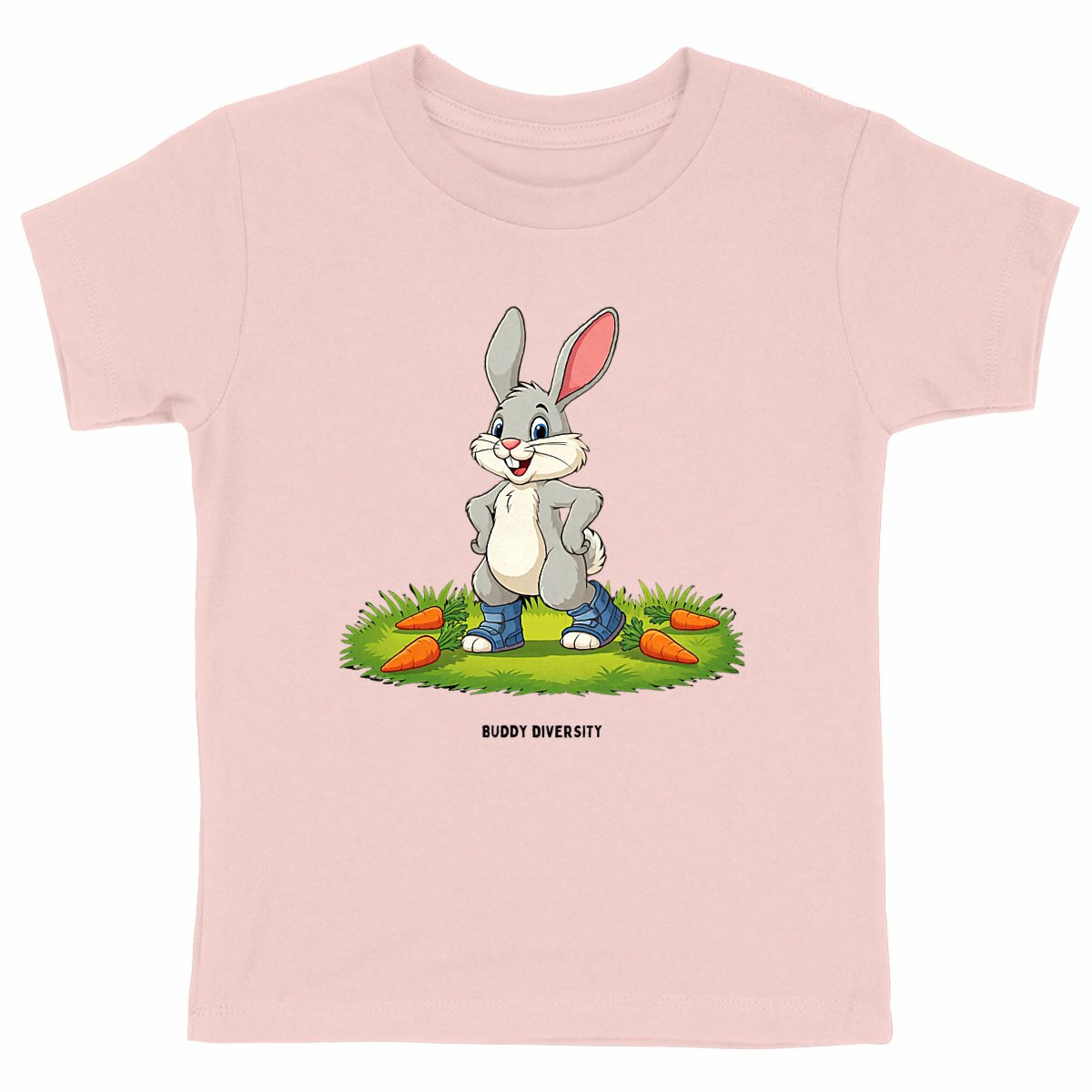 Bunny with bilateral AFOs | Organic Cotton Kids T-shirt
