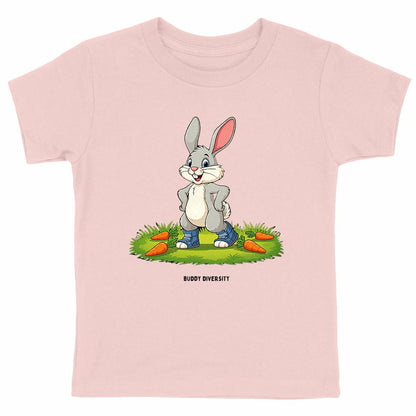 Bunny with bilateral AFOs | Organic Cotton Kids T-shirt