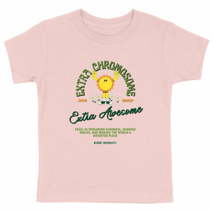 Extra Chromosome, Extra Awesome | Organic Cotton Kids T-shirt