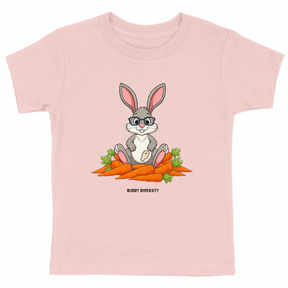 Bunny with an Ostomy pouch | Organic Cotton Kids T-shirt