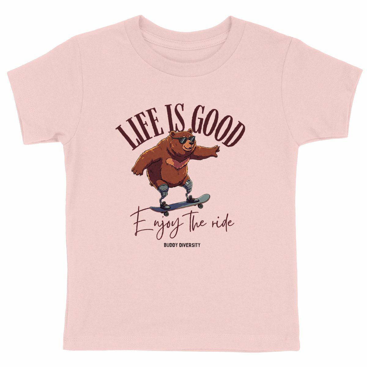 Life is good | Enjoy the ride | Organic Kids T-shirt