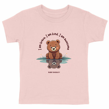 I am brave, I am kind, I am awesome | Organic Kids T-shirt