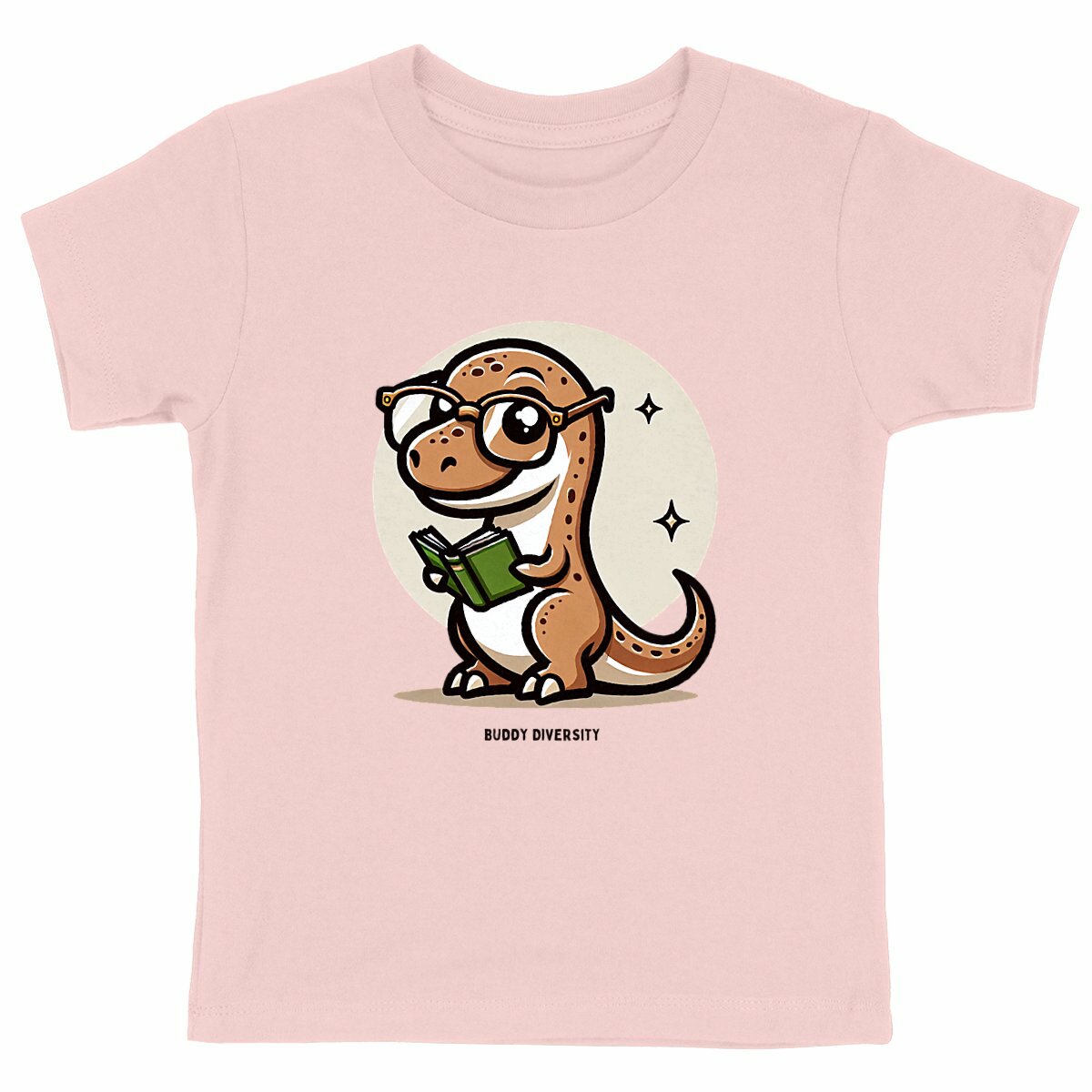 Dino with glasses | Organic Kids T-shirt