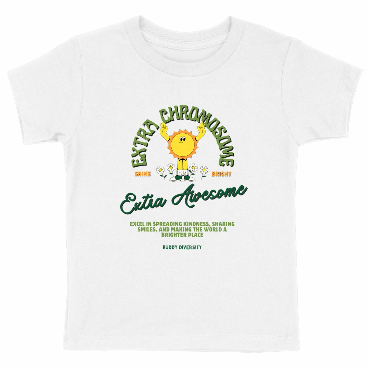 Extra Chromosome, Extra Awesome | Organic Cotton Kids T-shirt