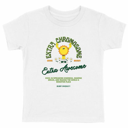 Extra Chromosome, Extra Awesome | Organic Cotton Kids T-shirt
