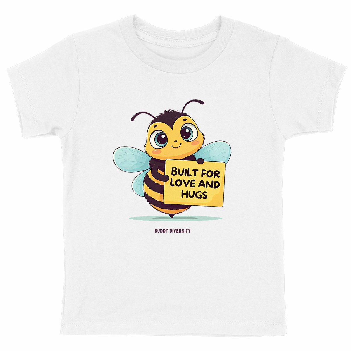 Built for love and hugs | Organic Kids T-shirt