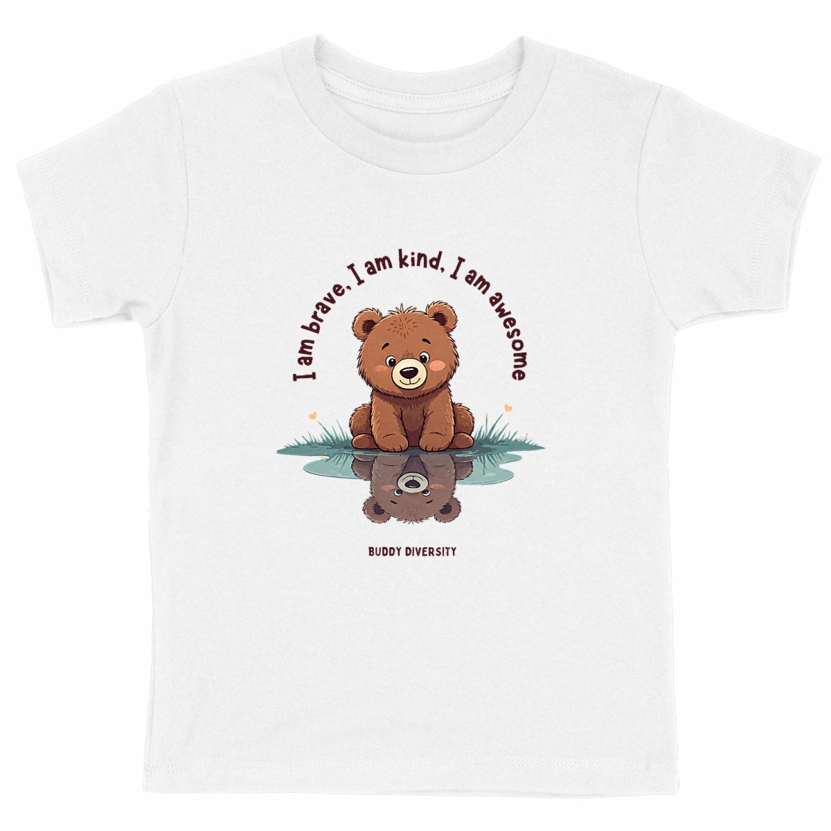 I am brave, I am kind, I am awesome | Organic Kids T-shirt